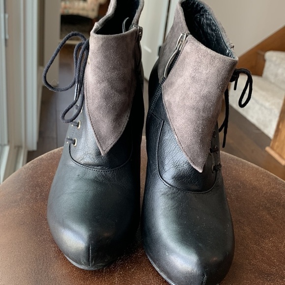 Carlo Ventini bootie Pointed toe zip and side cinch tie wizard wear funky - Picture 3 of 13